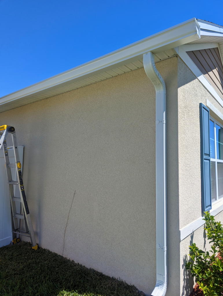 Clean Gutter Protection Gutter and Downspout installation and repair North Florida
